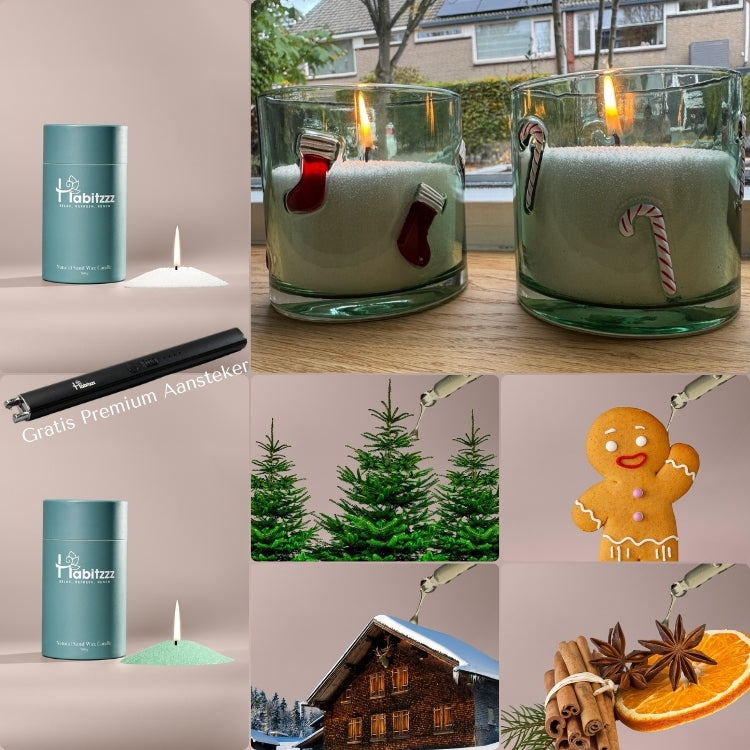 Premium SandWax Kaarsenzand - Kerst Gift Set