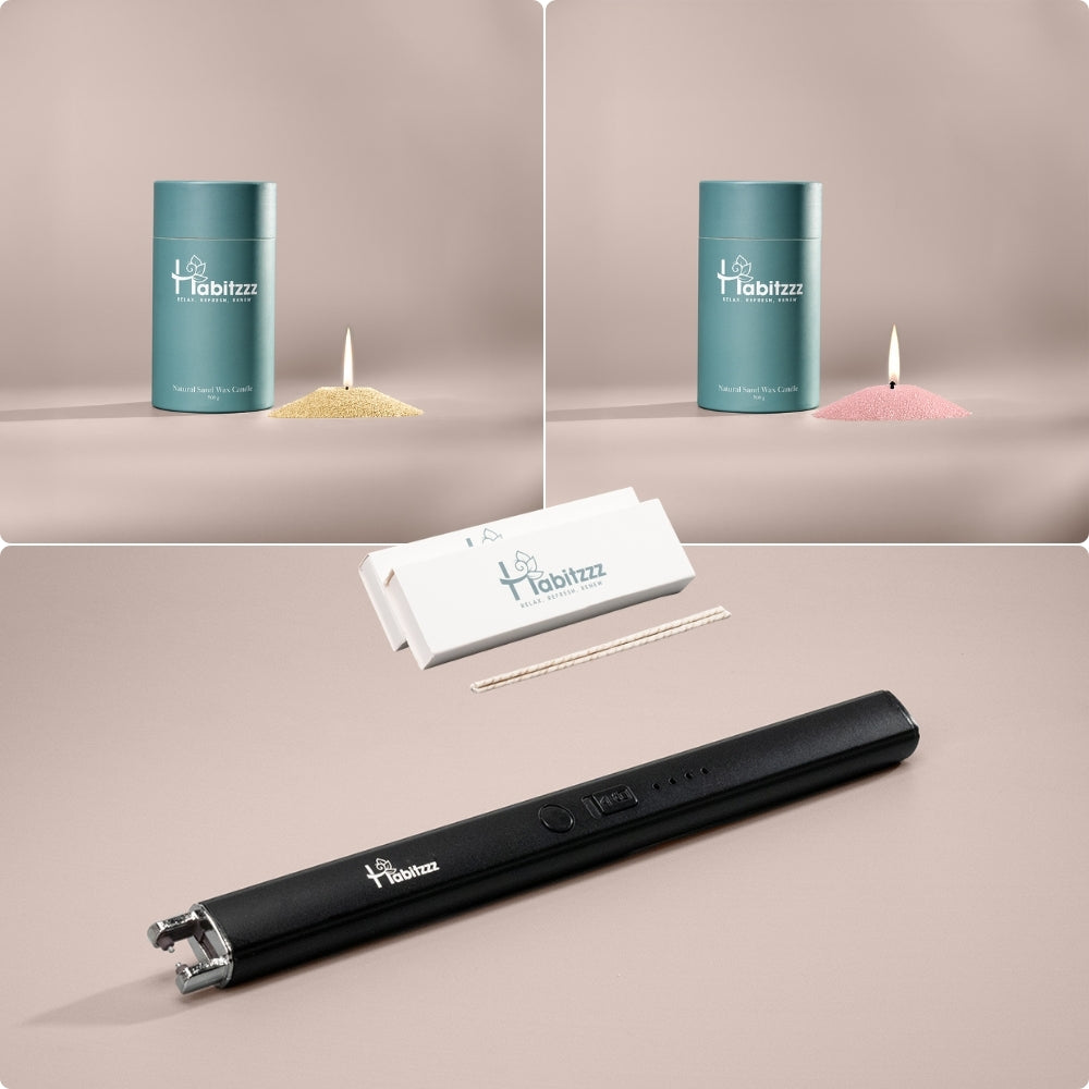 Kaarsenzand SandWax Herfst Cadeau Bundel