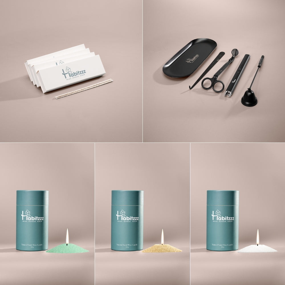 Kaarsenzand SandWax XL Cadeau Bundel