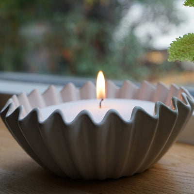 Keramieken Kaarsenschaal - Kaarsenzand Editie (Klein, 15 cm)